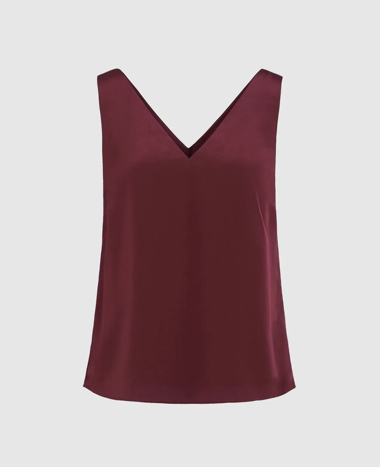 Silk Signature V-neck Tank