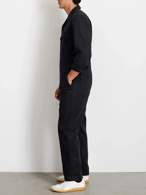 Slim-Fit Overall for Men with Zip