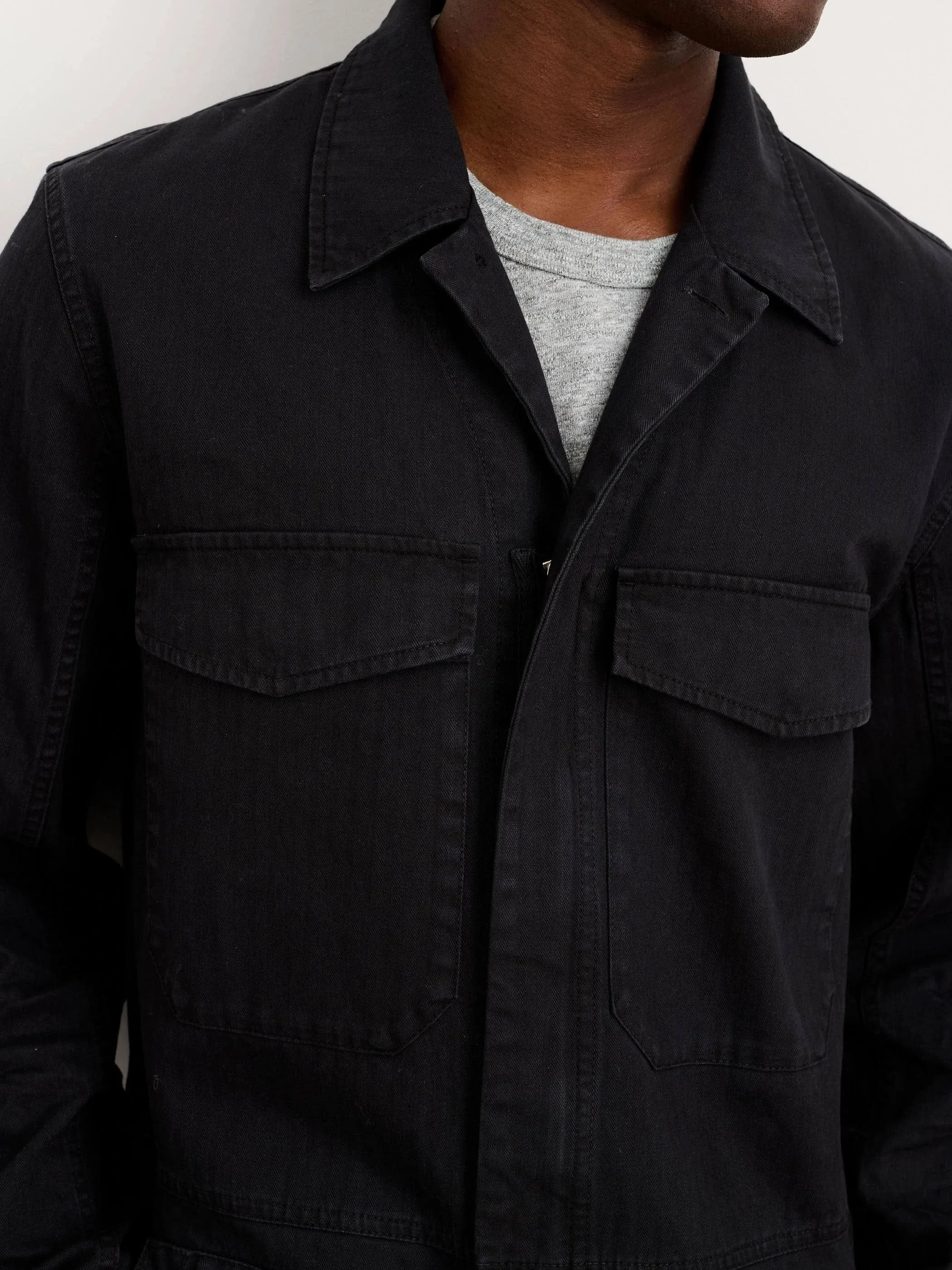 Slim-Fit Overall for Men with Zip