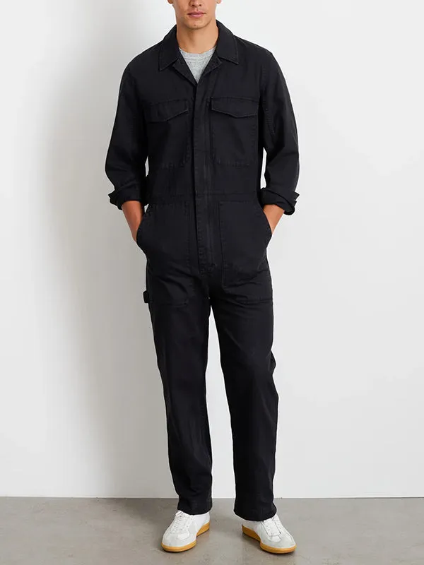 Slim-Fit Overall for Men with Zip
