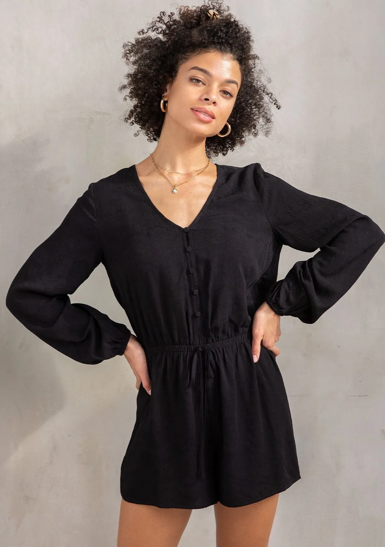 Smooth Talker Short Romper