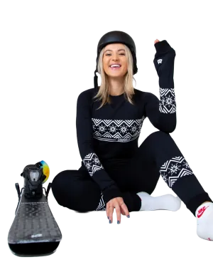 SNOWCAT Base Layer Set Black