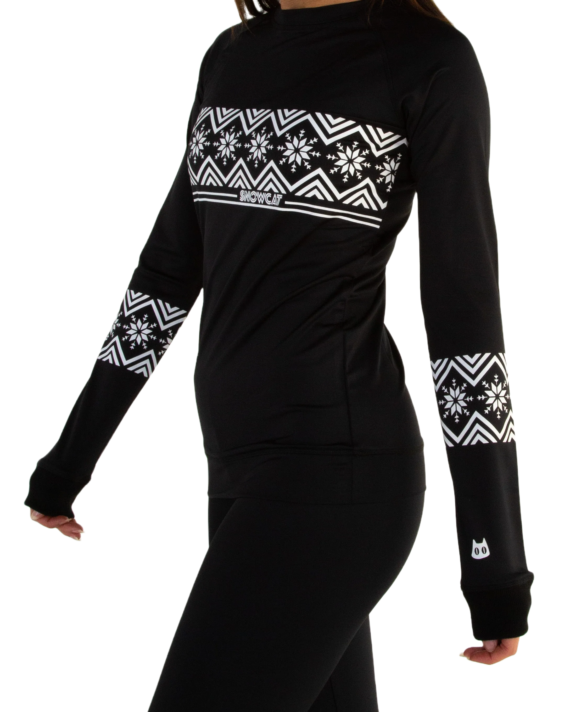 SNOWCAT Base Layer Set Black