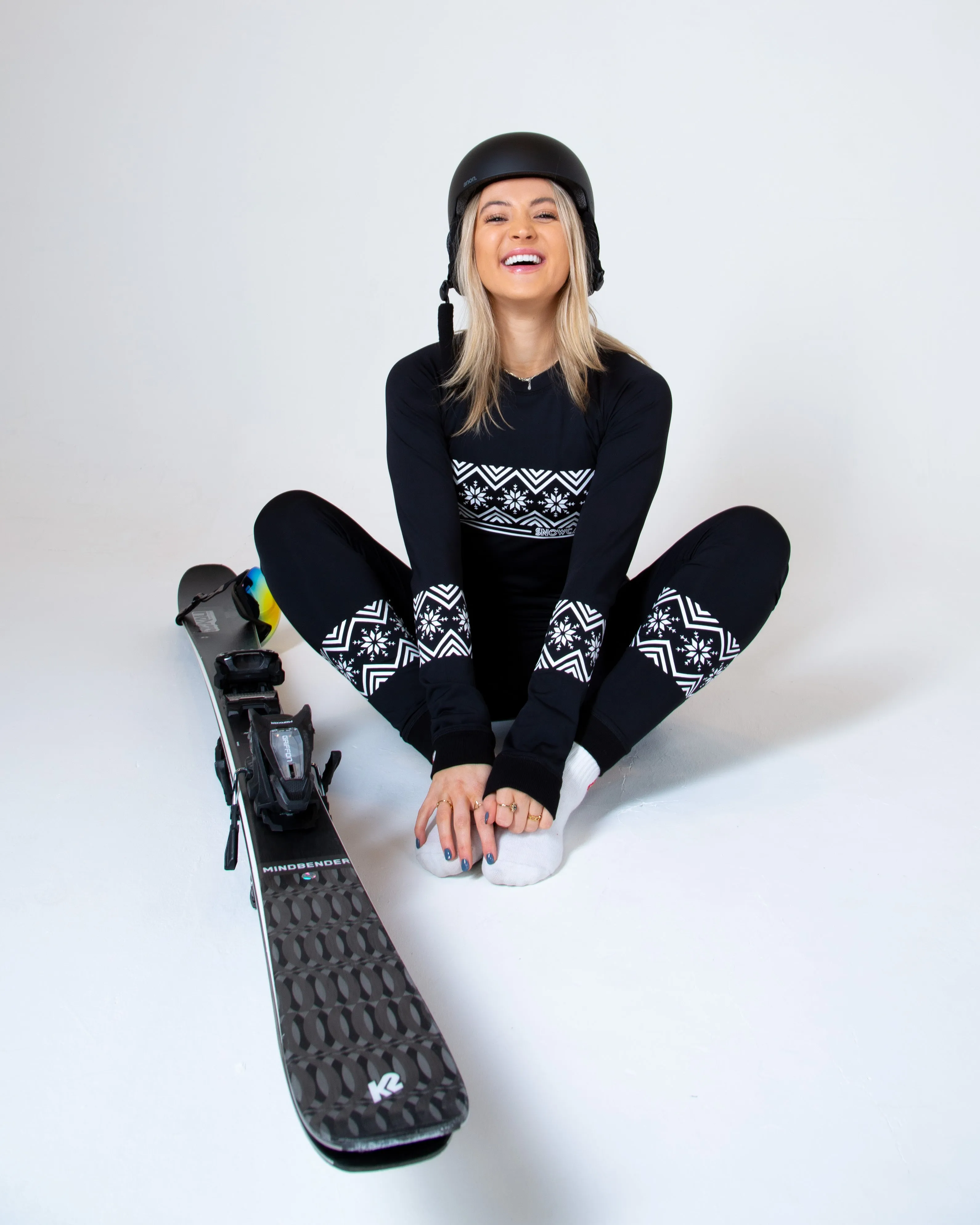 SNOWCAT Base Layer Set Black