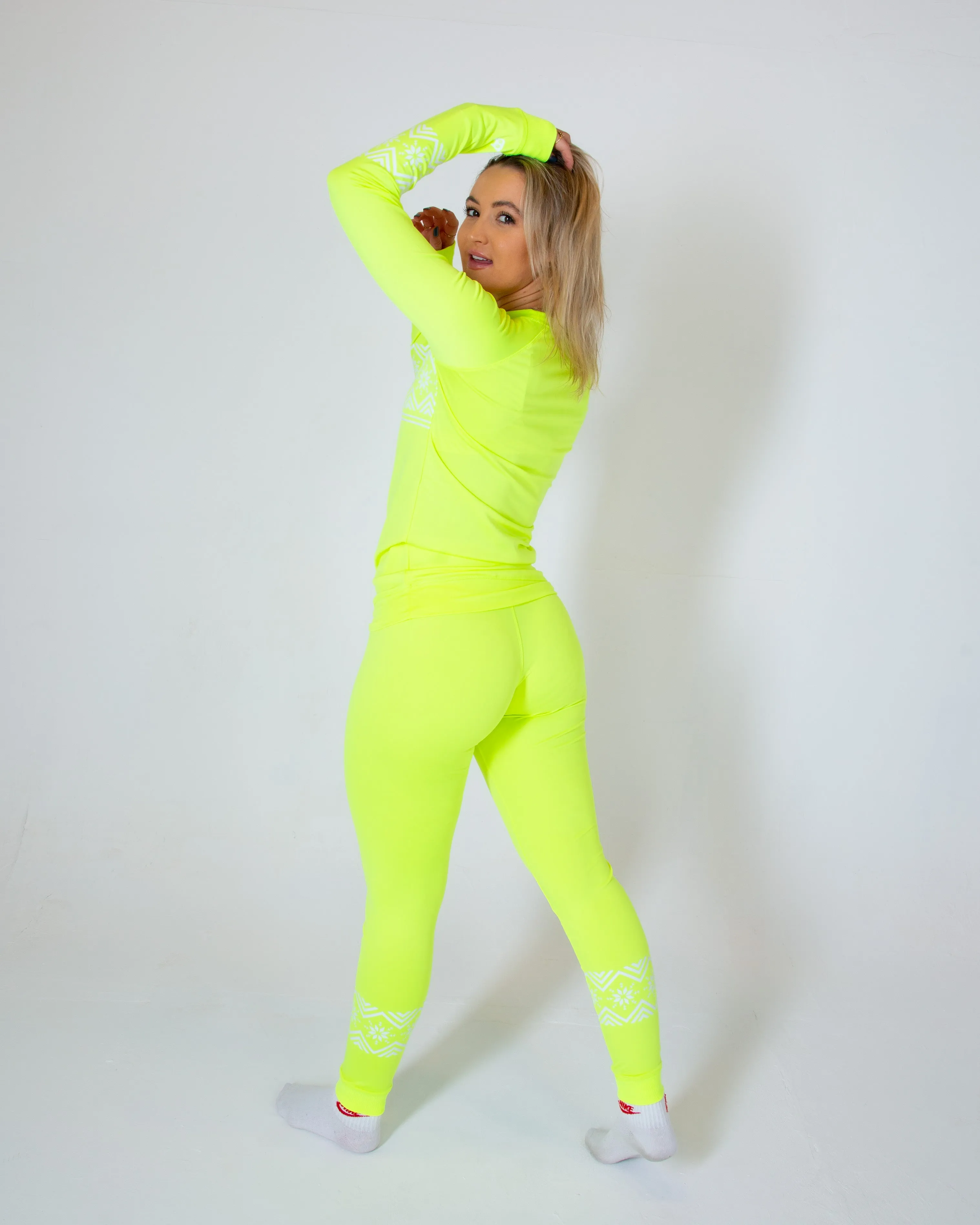 SNOWCAT Base Layer Set Neon
