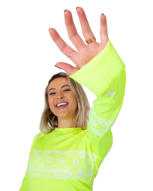 SNOWCAT Base Layer Set Neon