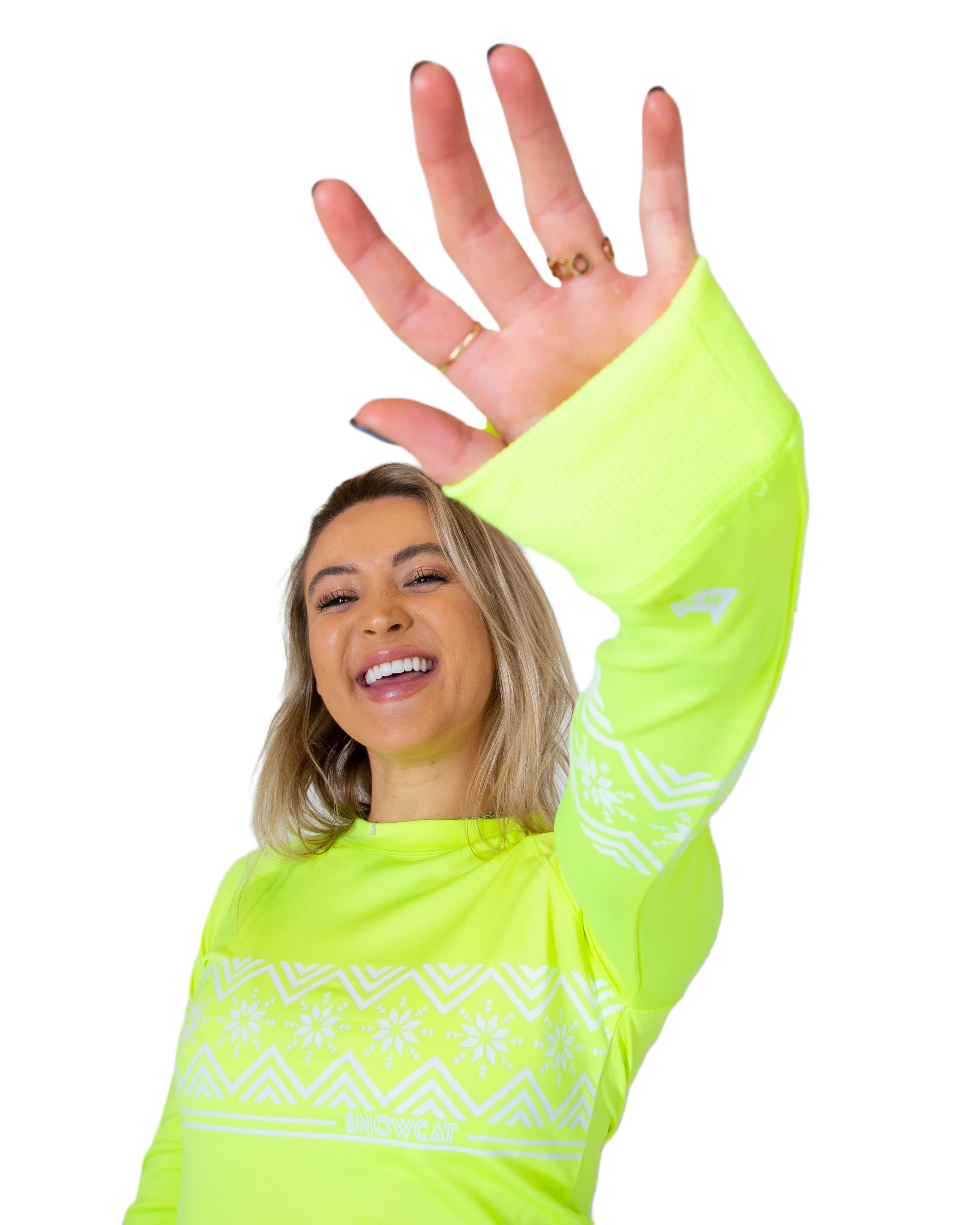 SNOWCAT Base Layer Set Neon