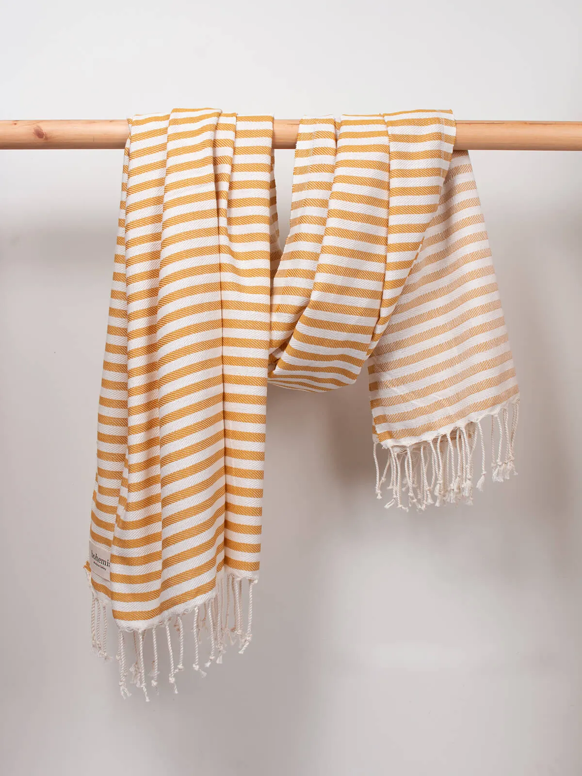 Sorrento Hammam Towel, Mustard