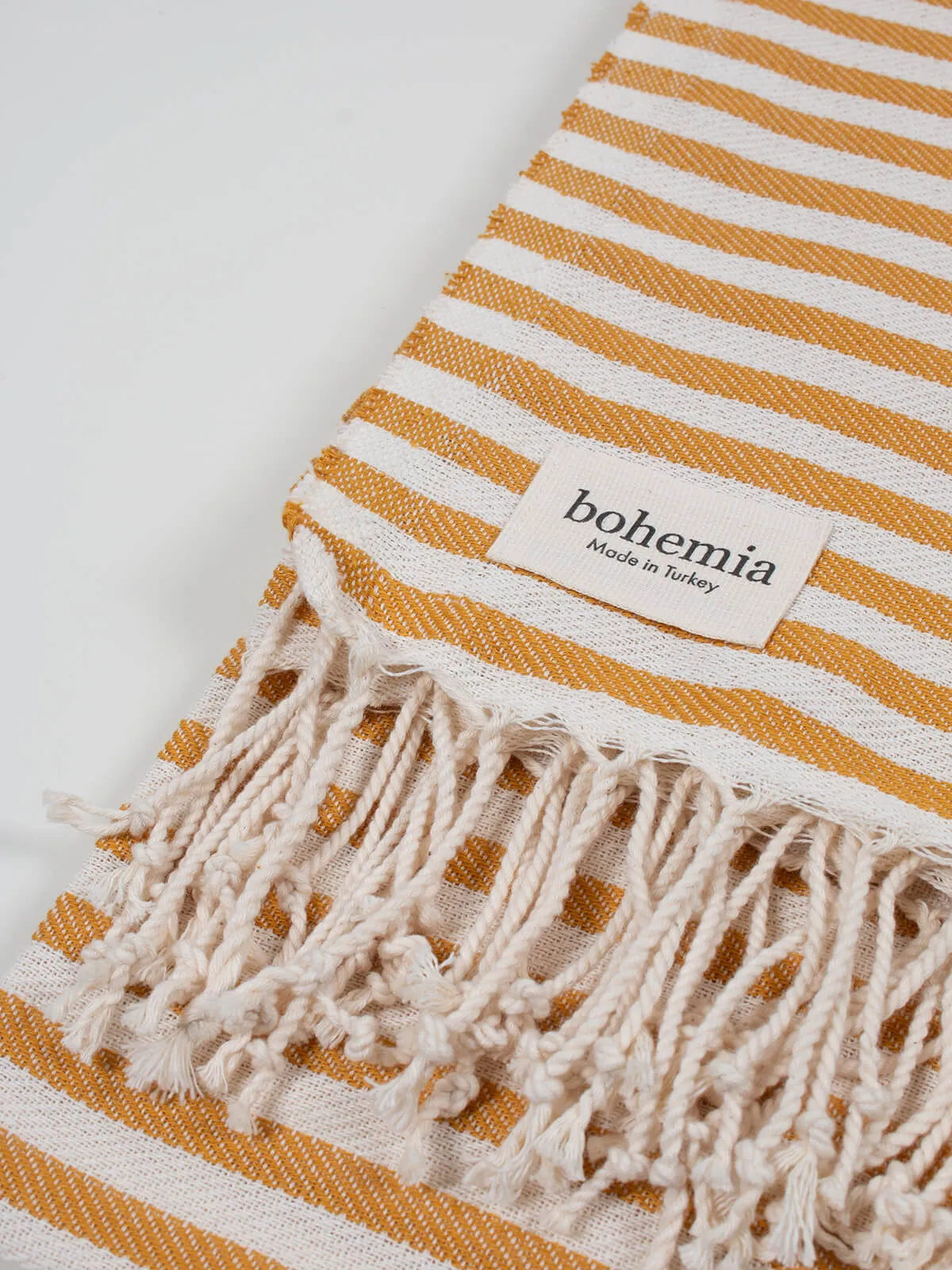 Sorrento Hammam Towel, Mustard