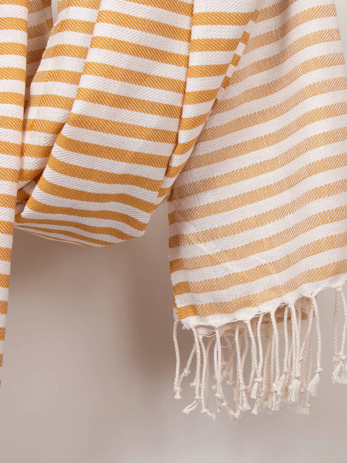 Sorrento Hammam Towel, Mustard