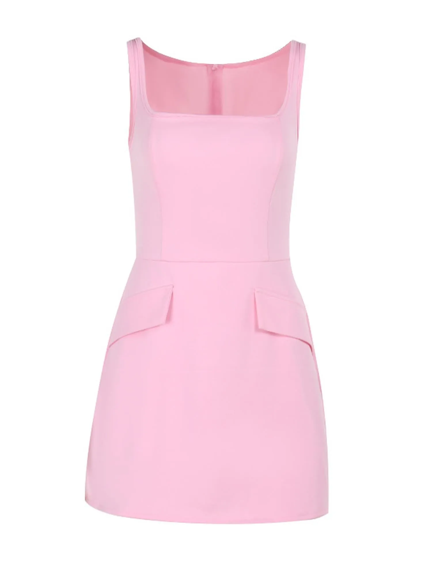Square Neck Shift Dress