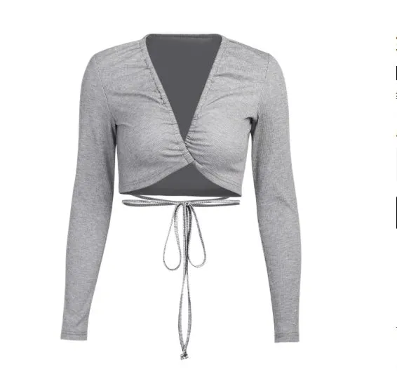 Strapless Crop Top T Shirt Women Sexy Slim-fit Short Coat