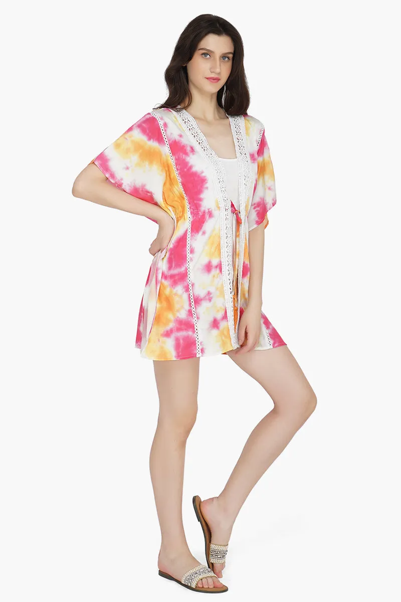 Sunrise Tie Dye Cover Up