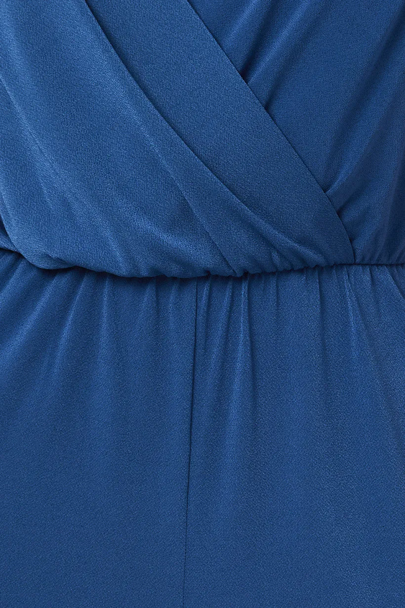 Surplice Cropped Jumpsuit