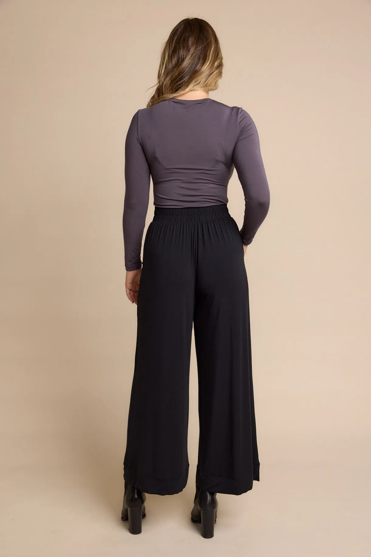 Tani Round Neck Long Sleeve - Grape