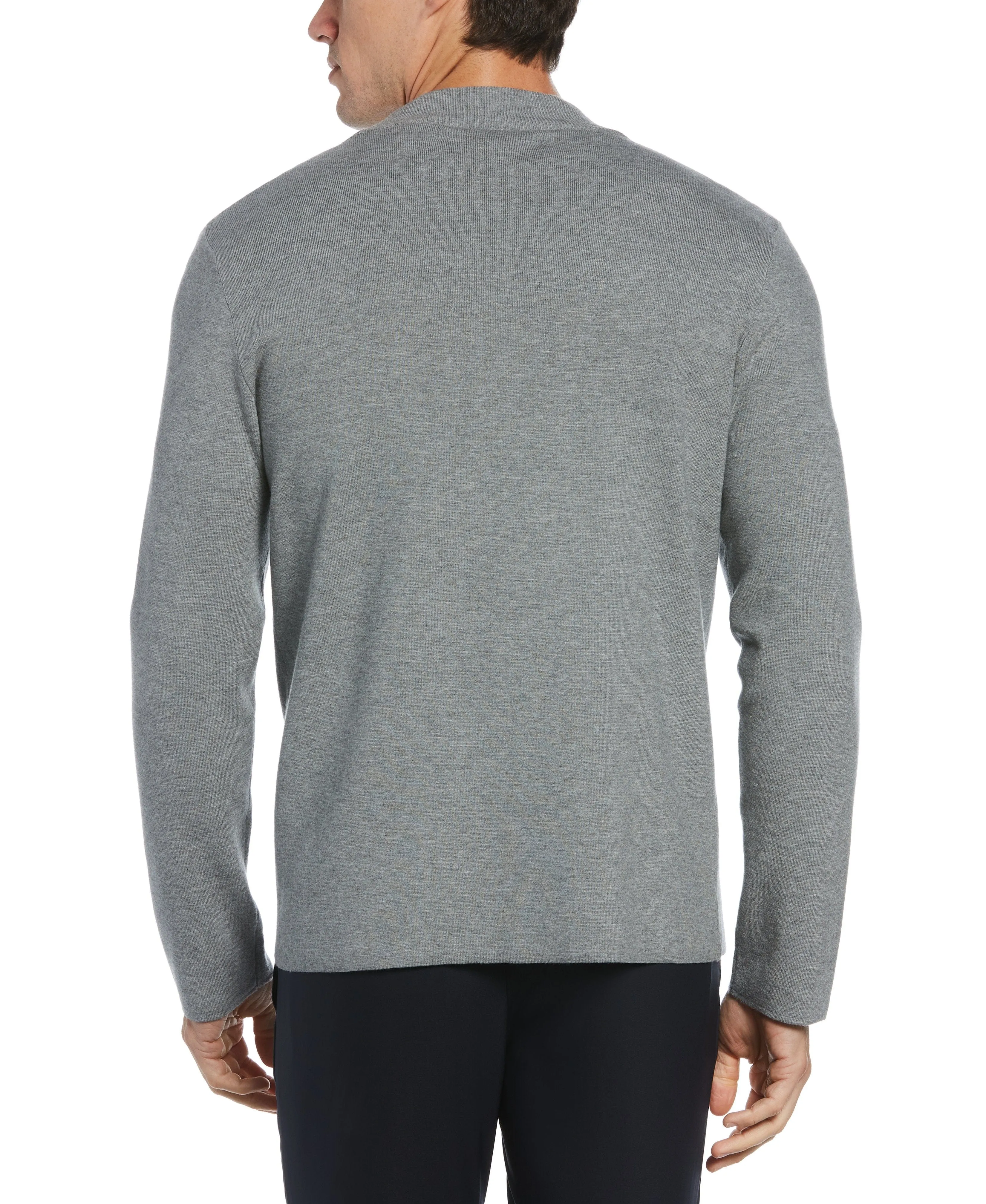 Tech Knit Open Cardigan Sweater