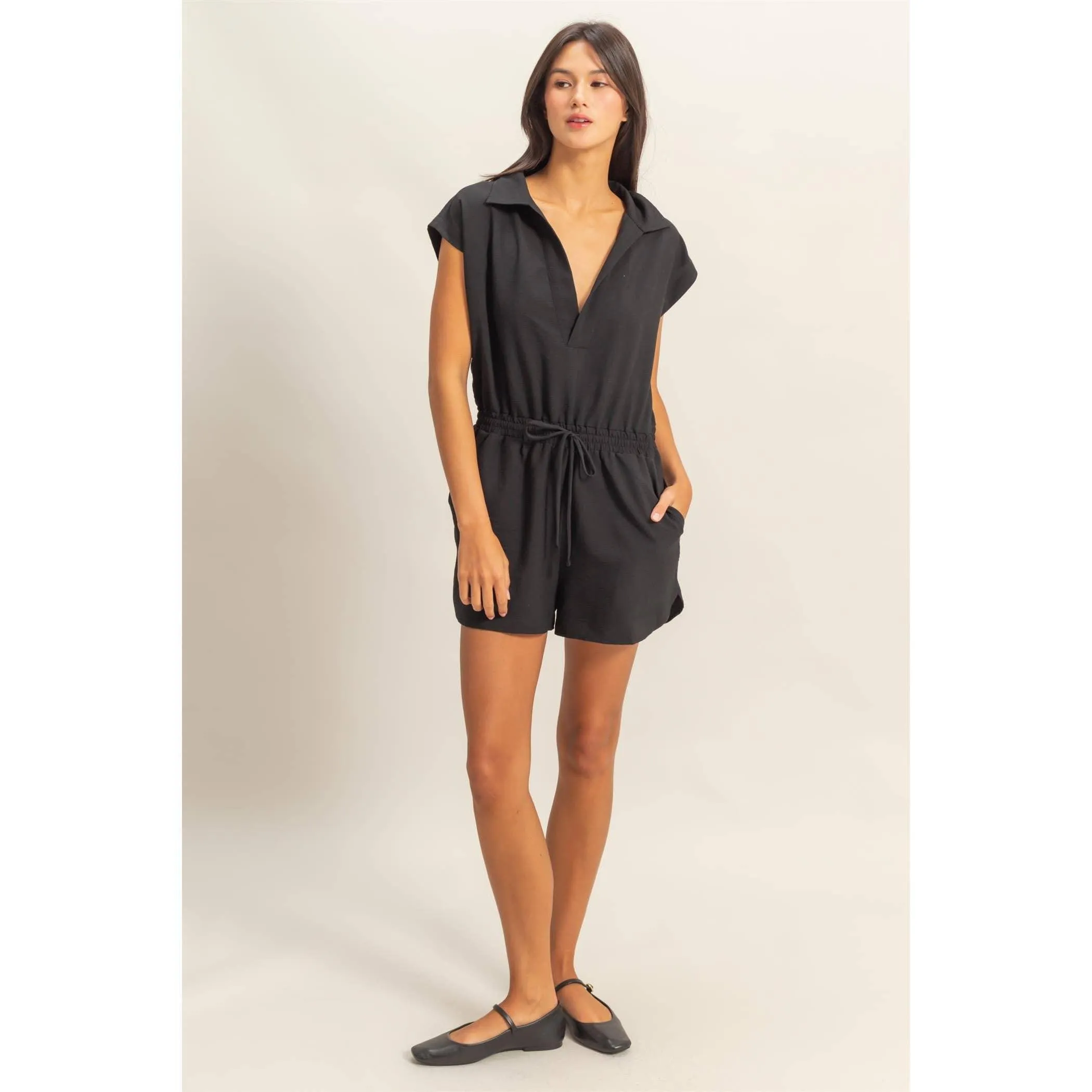 The Perfect Romper Black