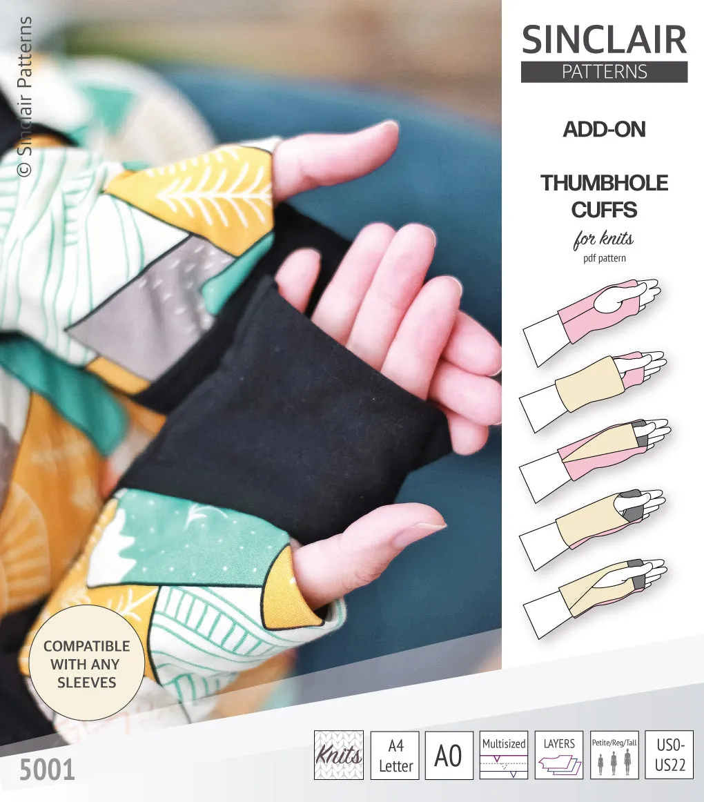 Thumbhole cuffs pack add on (PDF)