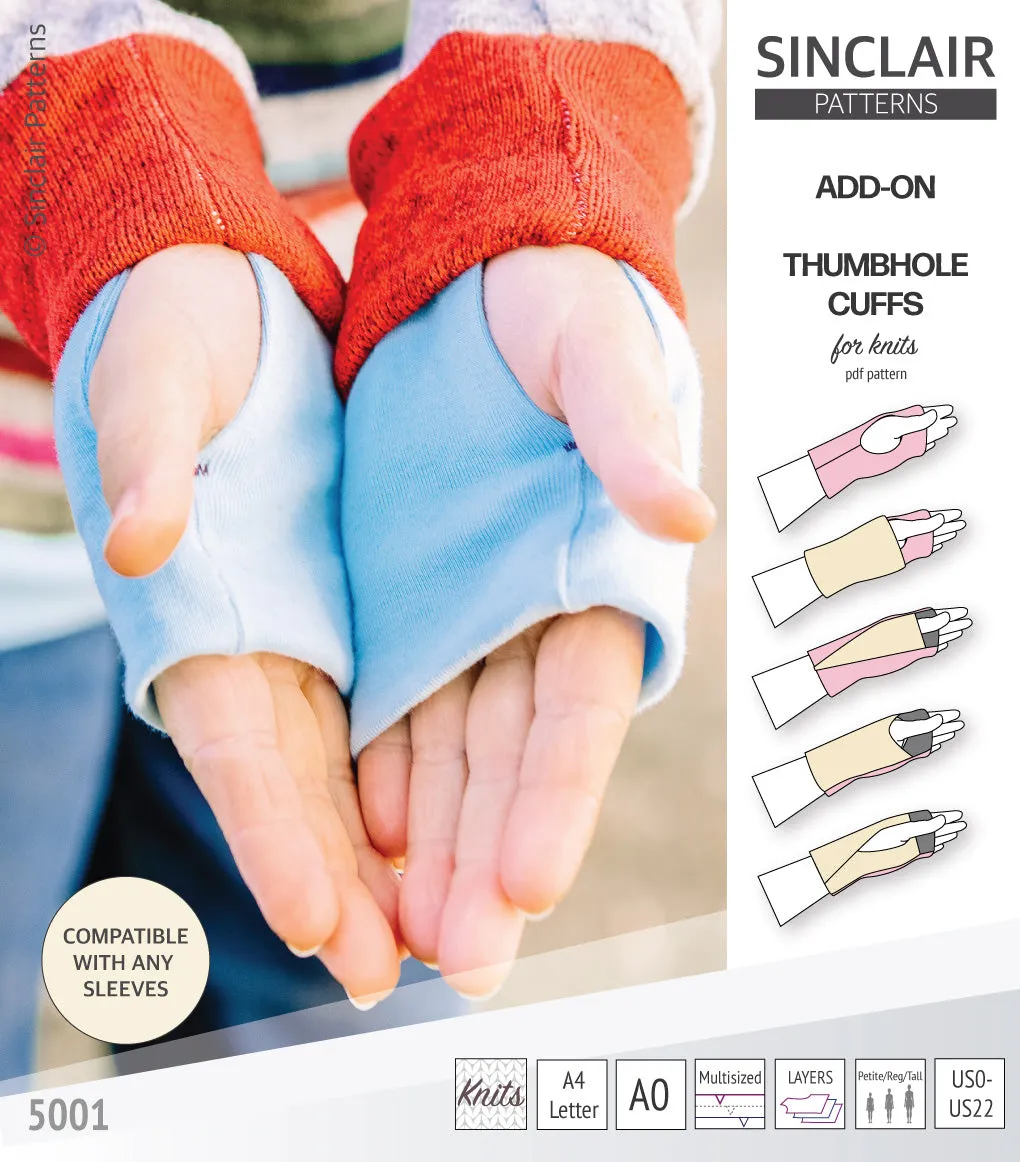 Thumbhole cuffs pack add on (PDF)