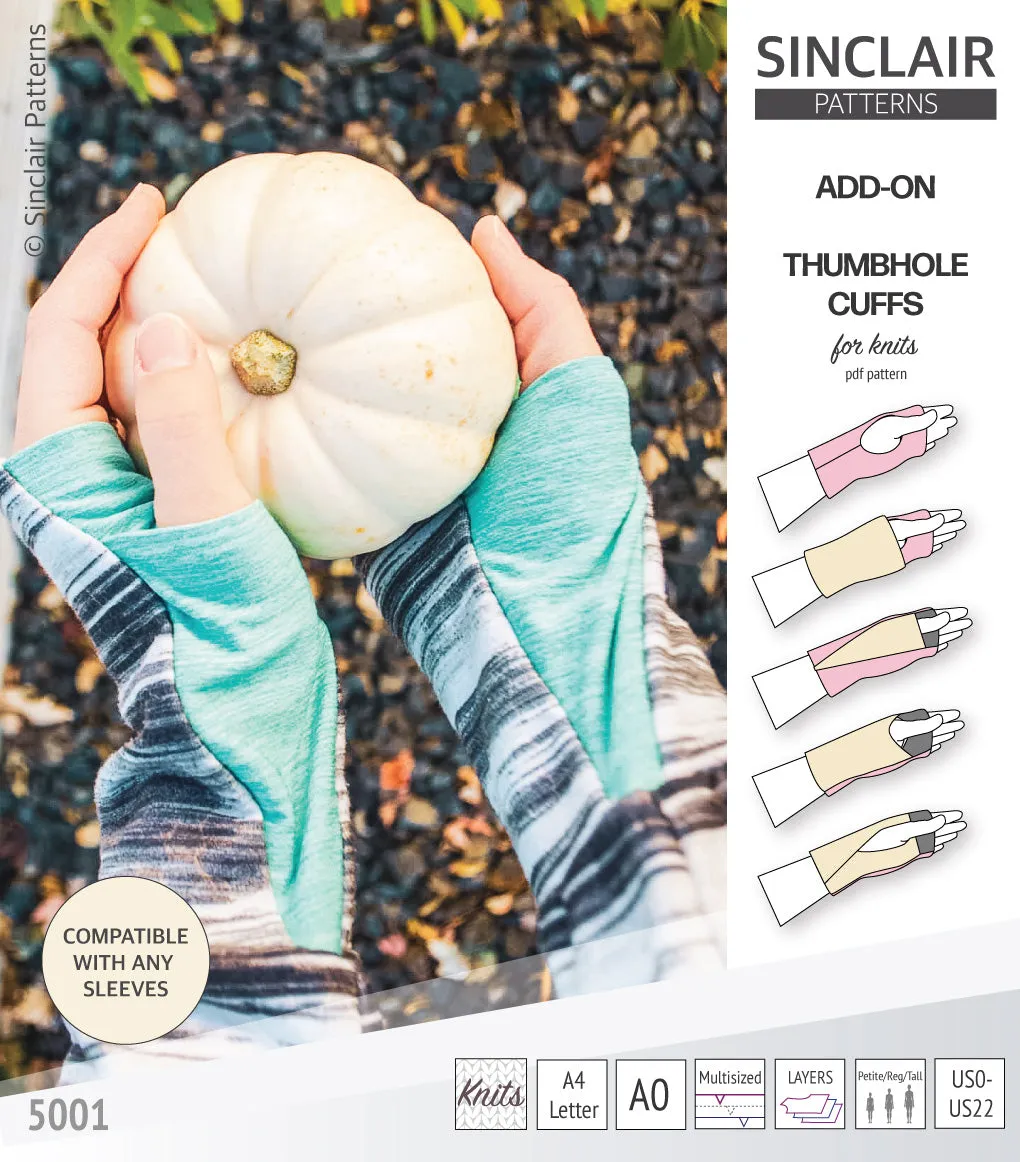 Thumbhole cuffs pack add on (PDF)