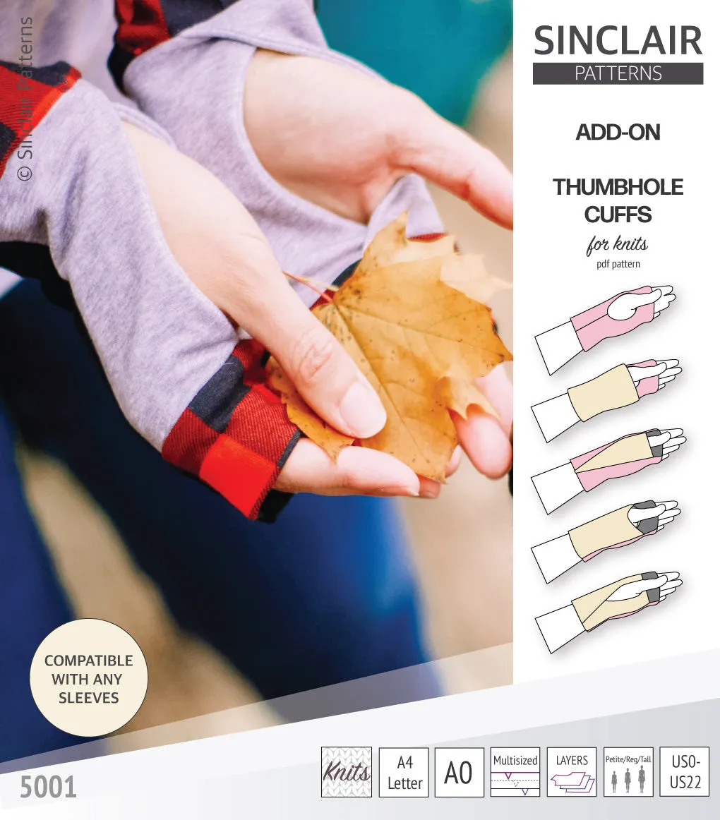 Thumbhole cuffs pack add on (PDF)