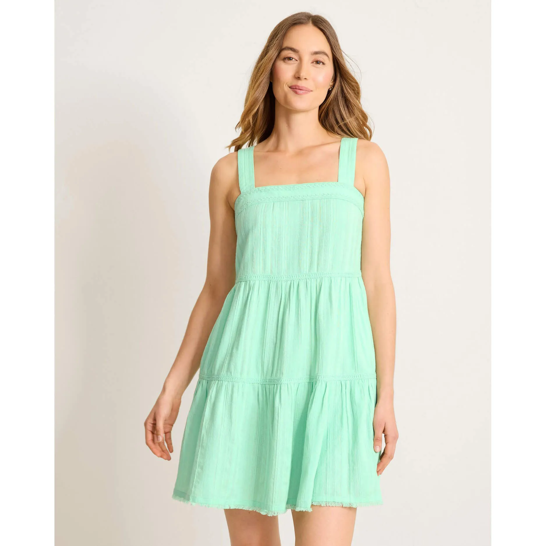 Tommy Bahama Mykonos Textured Sundress Cover Up - Aqua Jade