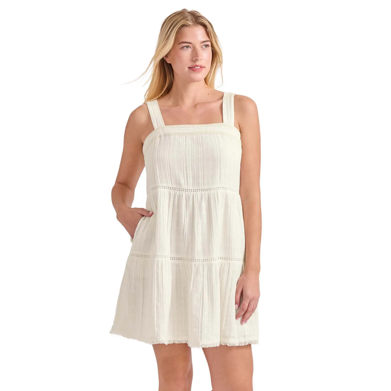 Tommy Bahama Mykonos Textured Sundress Cover Up - Coconut