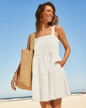 Tommy Bahama Mykonos Textured Sundress Cover Up - Coconut