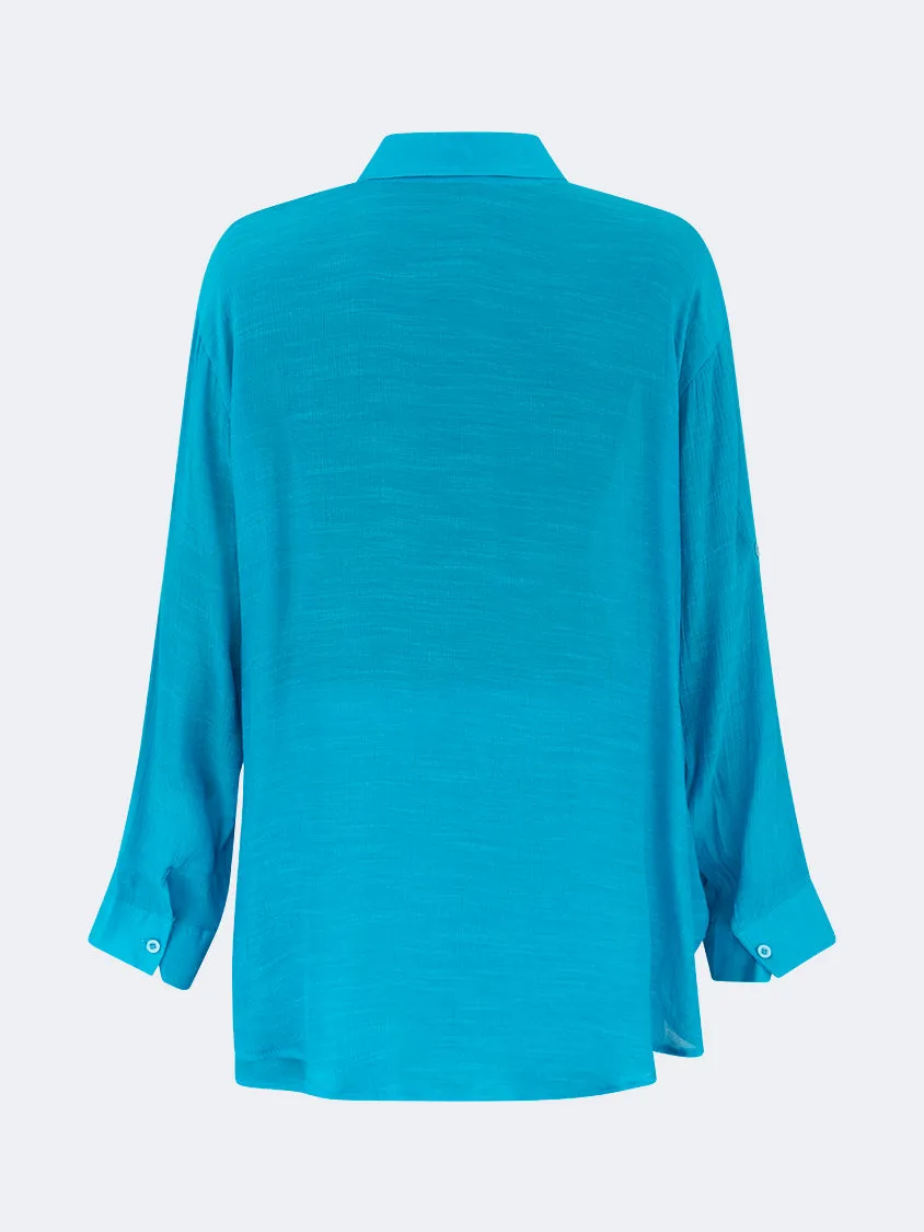 Top Ten Comfortable Women Beach Linen Set Blue