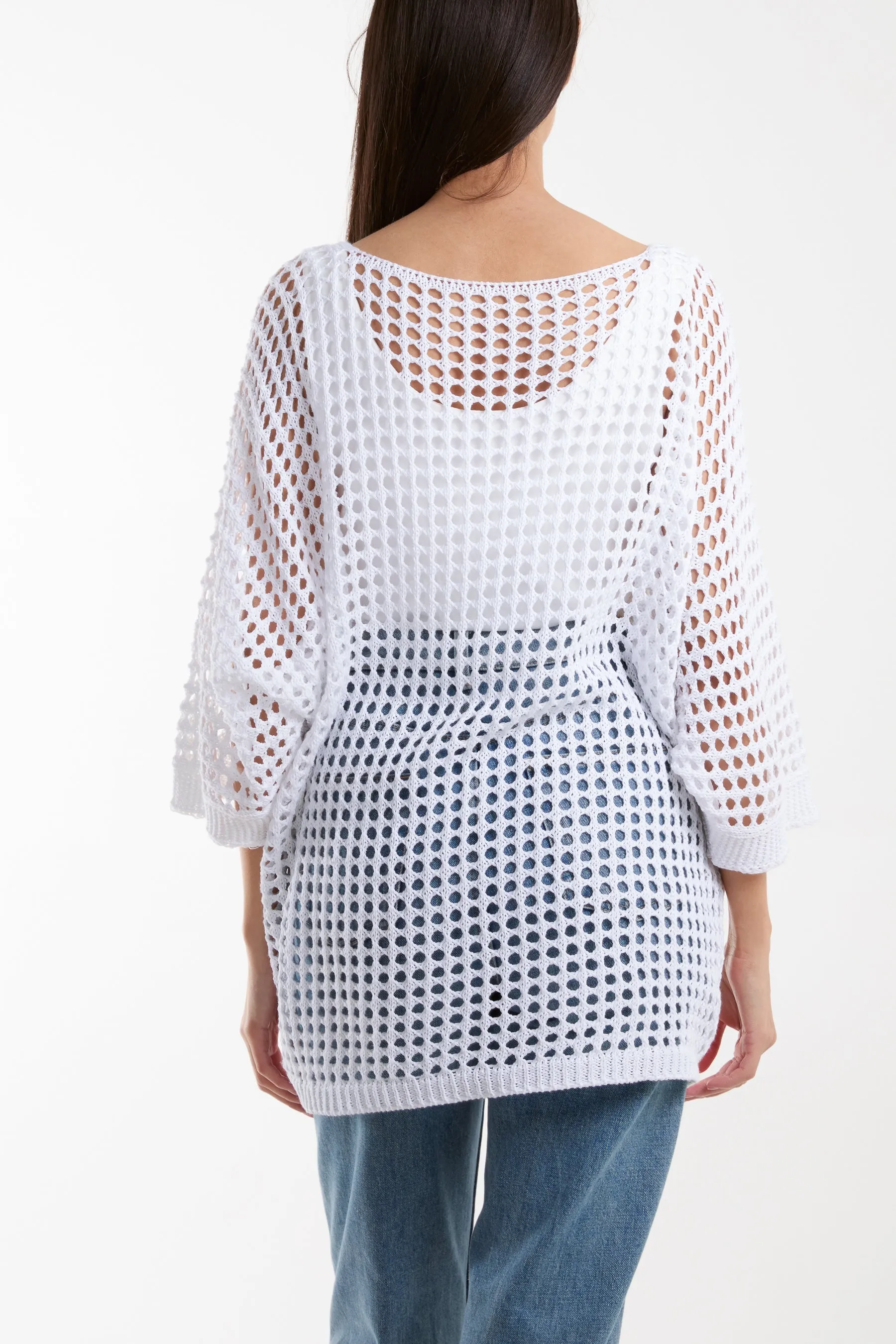 V-Neck Daisy Crochet Top