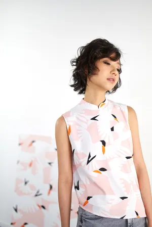 Vanilla Sky Cheongsam Top