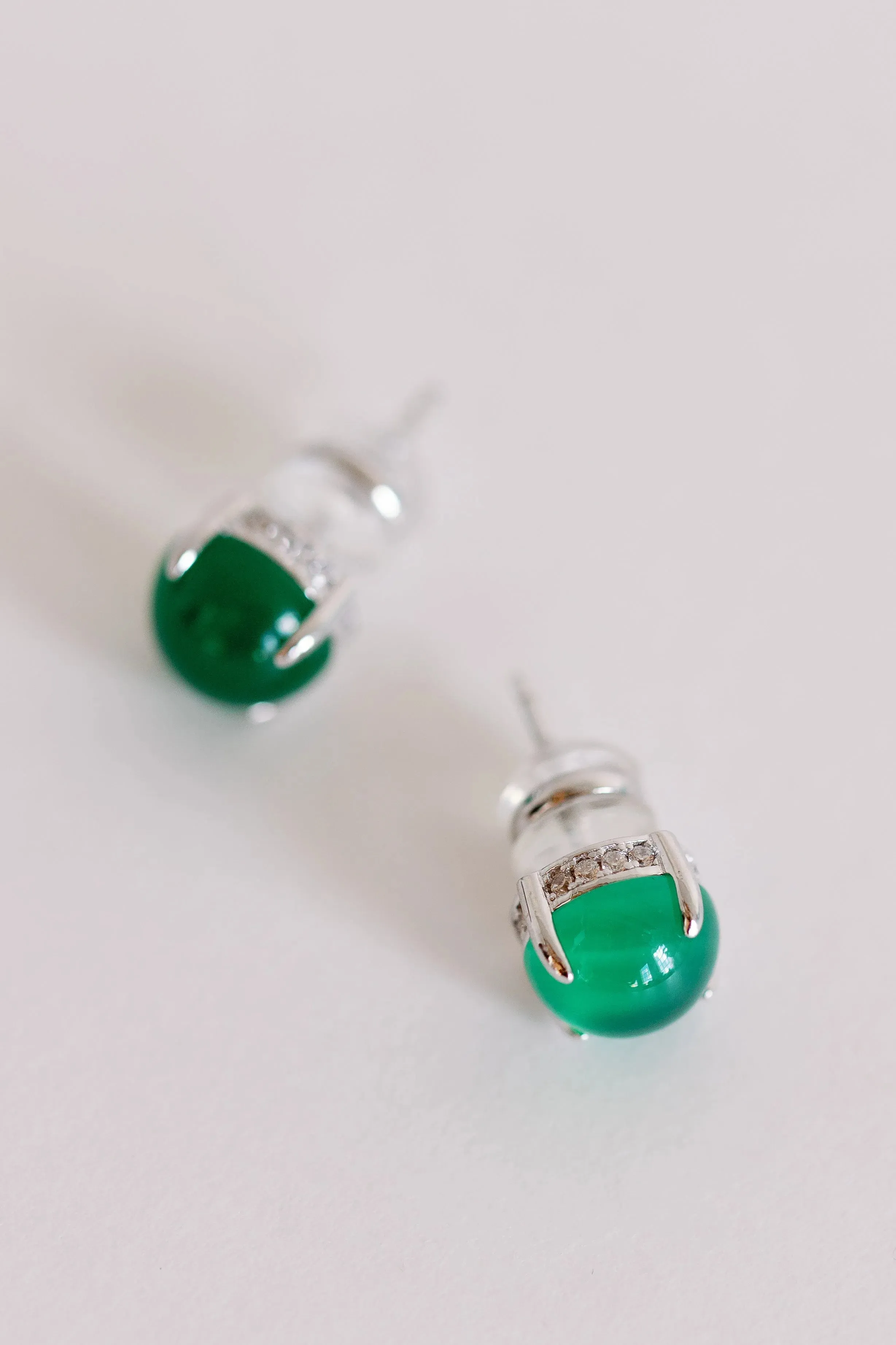 Verdant Jade Studs