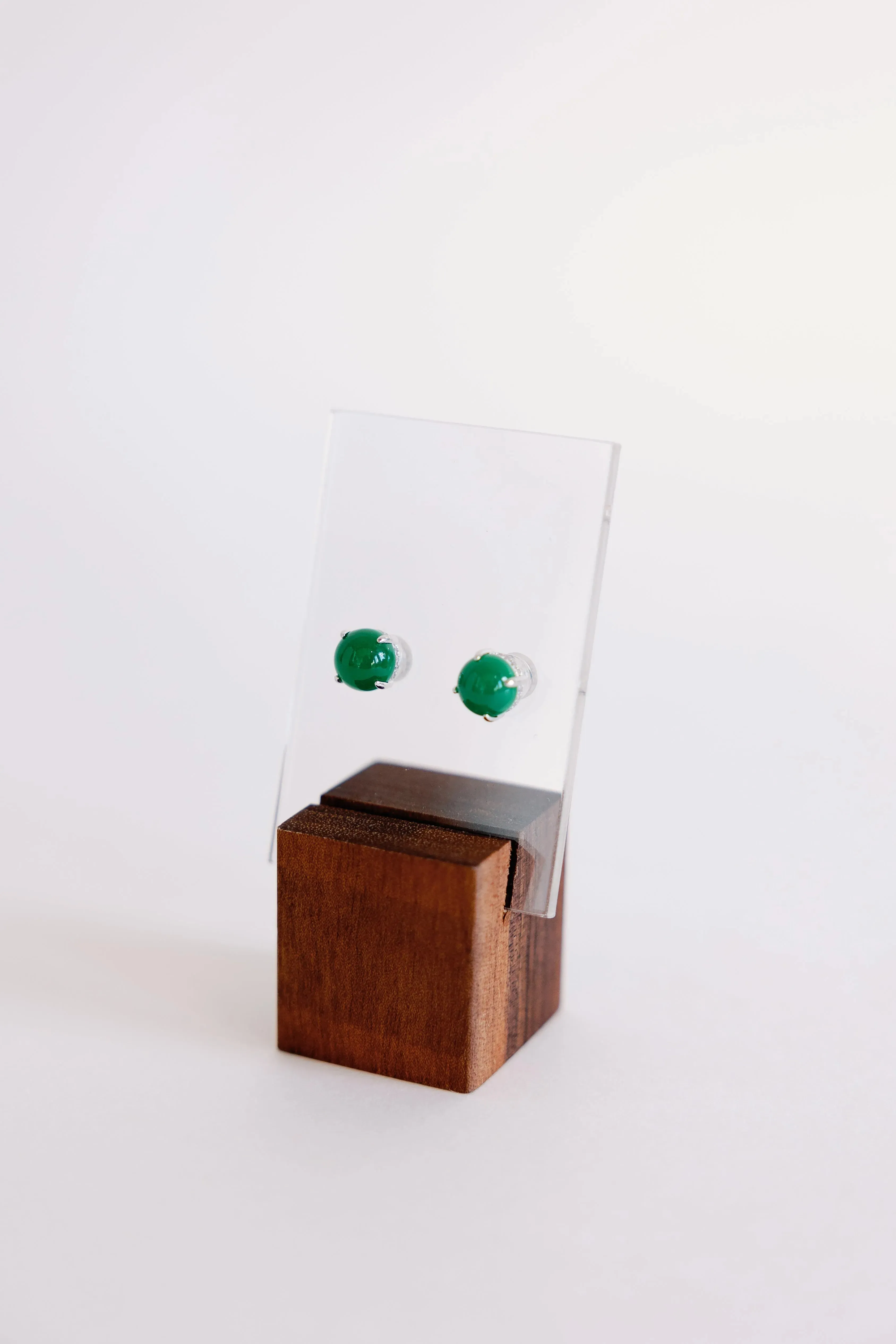 Verdant Jade Studs