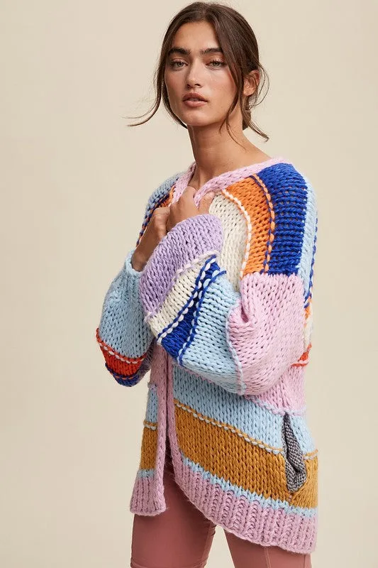 WARMTH AND WHIMSY STRIPE SWEATER