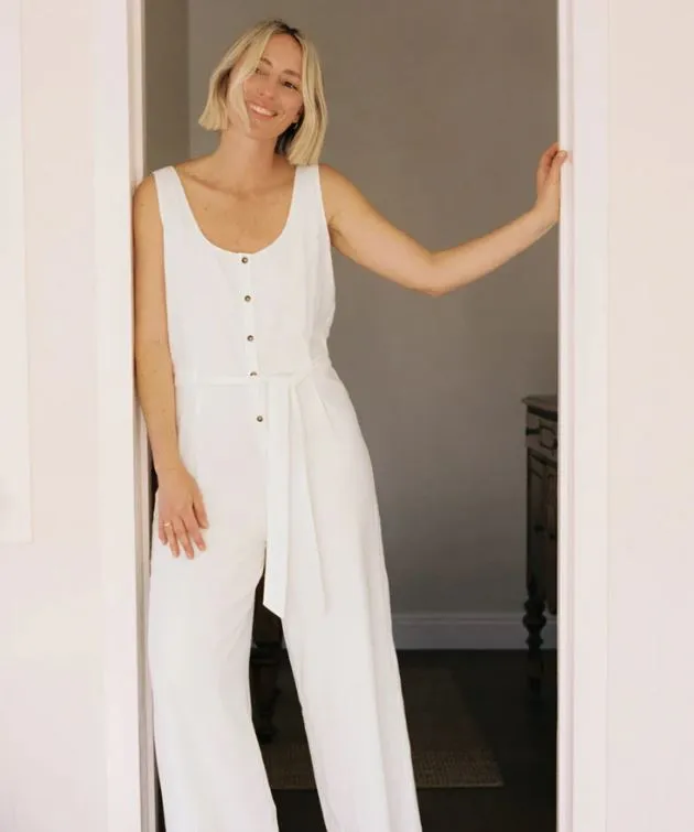 White Jumpsuit