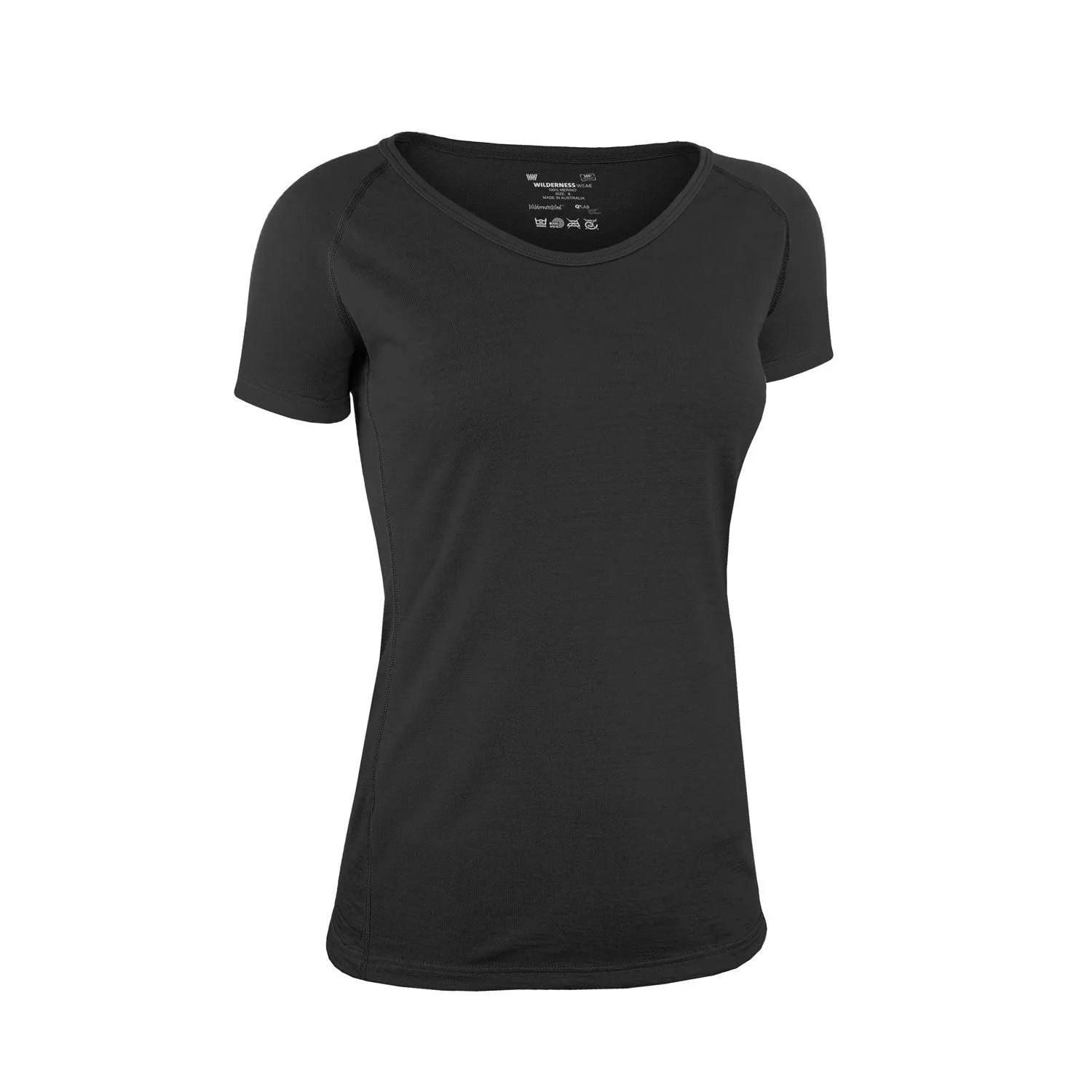 Wilderness Wear Womens Cool Merino 155 Short Sleeve Hike Tee