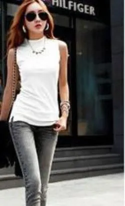 women autumn winter sleeveless solid color Tops & Tees cotton Tanks tops & Camis women lady Vest 10 colors