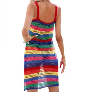 Women Crochet Cover Up Beach Swimsuit Coverups K524