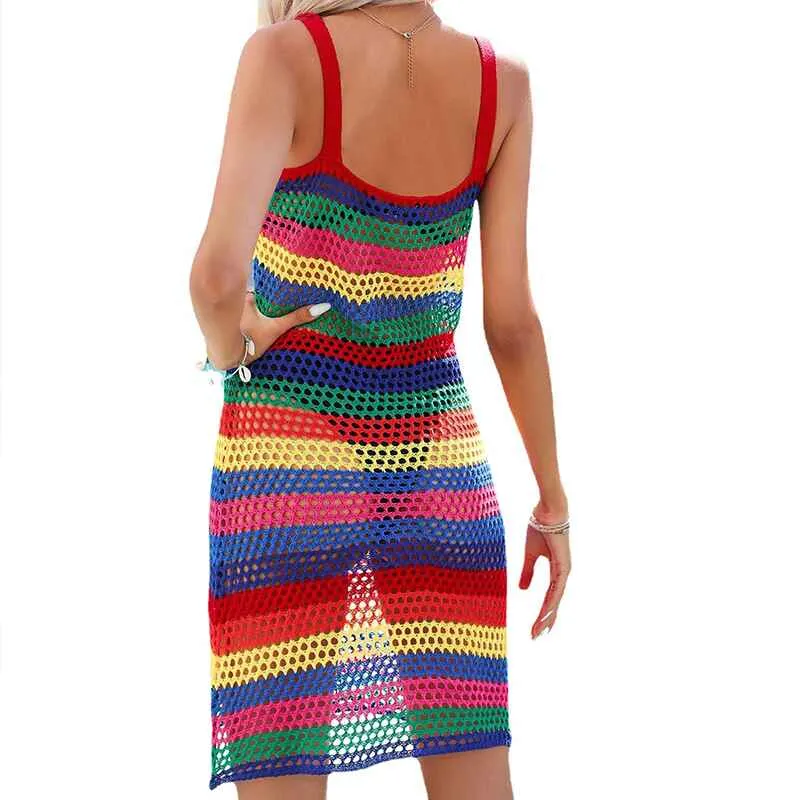Women Crochet Cover Up Beach Swimsuit Coverups K524