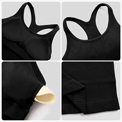 Women's Built-In Bra Yoga Tank (ATTRACO)