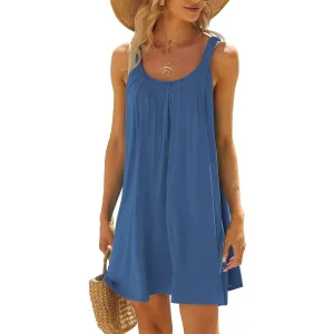 Womens dresses Women's Beach Dress Bikini Beachwear Coverups Casual Vacation Short Summer Dresses holiday dresses 2024