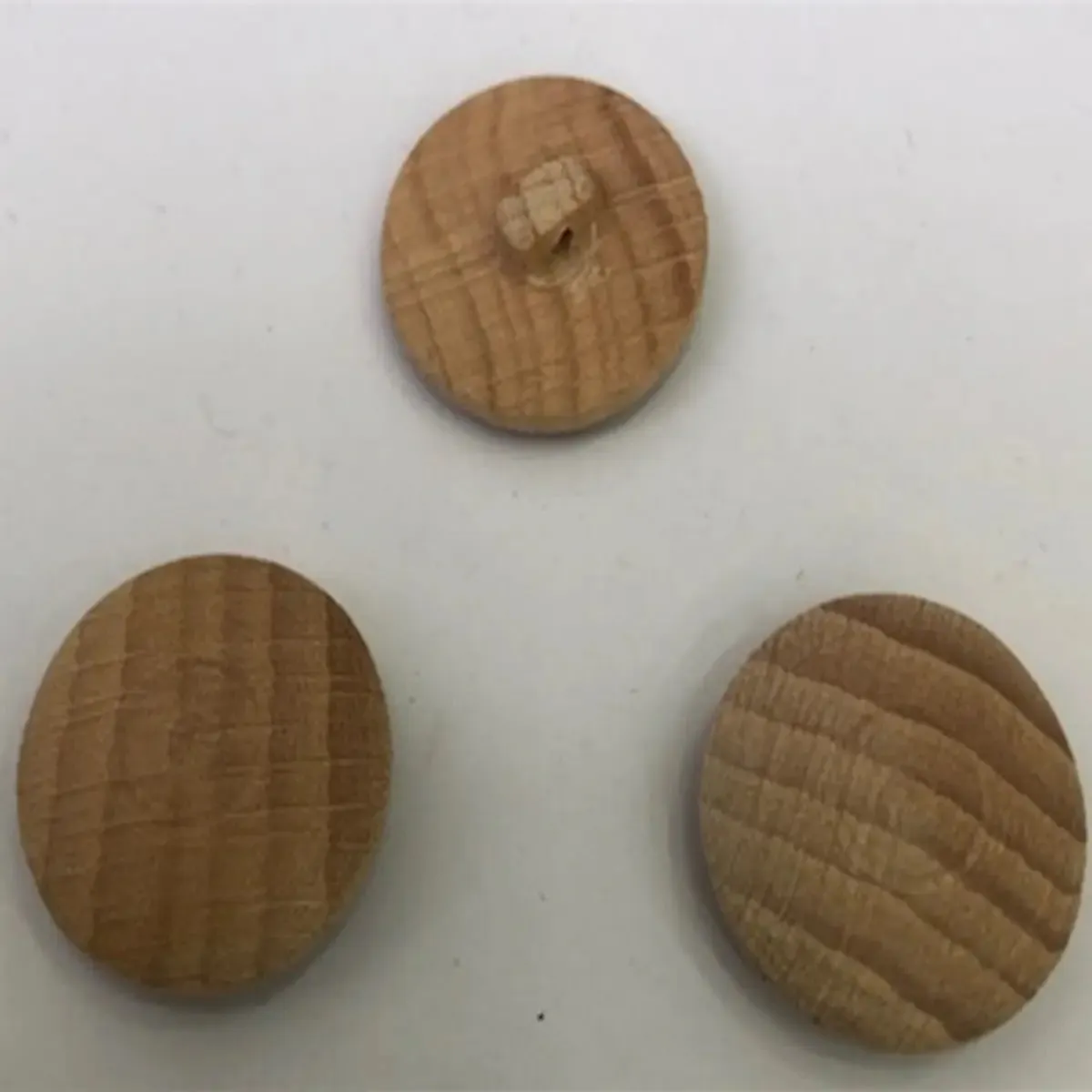 Wooden Teak Style Shank Buttons - Dress, Cardigans, Jackets